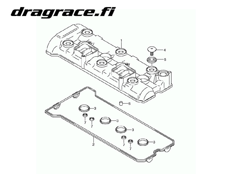 Venttiilikopantiiviste Suzuki GSX-R 600/750/1000, GSX-S 750/1000, GSR 750 - OEM