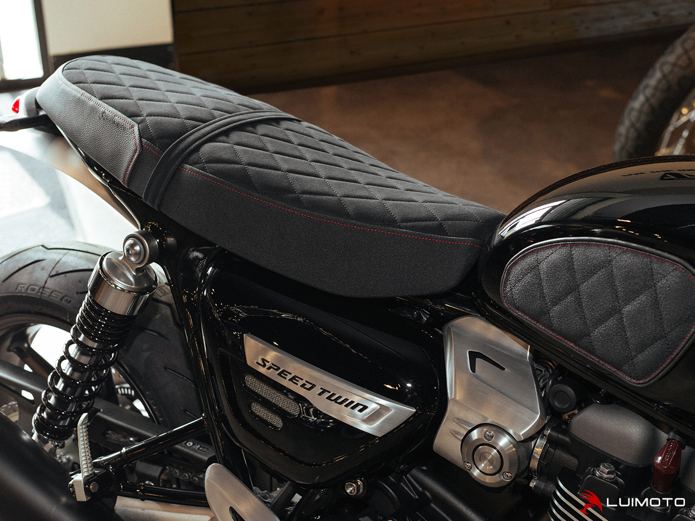 Satulanpäällinen Triumph Speed Twin 2019-2020 Diamond Edition - Luimoto