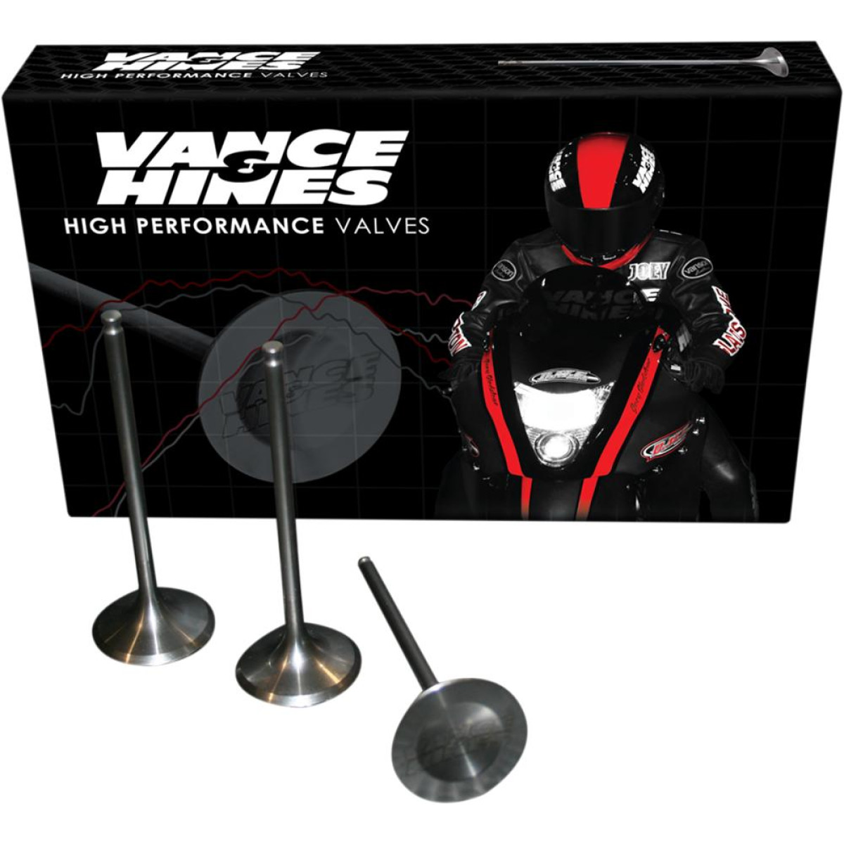 Venttiilisarja, Pako 28.5mm - 1mm ylikoko Suzuki Hayabusa 1999->, B-King 2008-2011, INCONEL - Vance & Hines