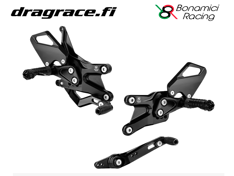 Jalkatappisarja Honda CBR 600 RR 2007-2026 Normaali Sekä Käänteinen Vaihdekaavio - Bonamici Racing