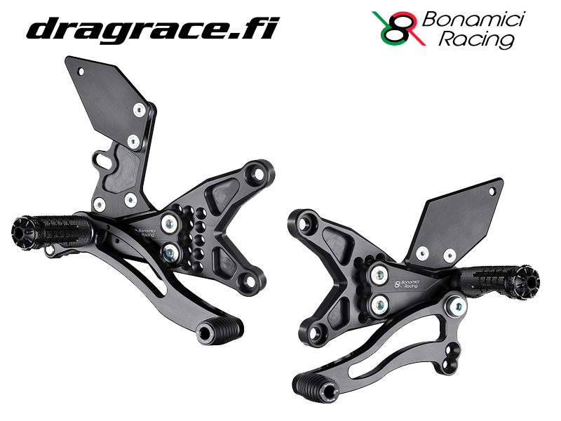 Jalkatappisarja Kawasaki ZX-10R 2011-2015 Normaali Sekä Käänteinen Vaihdekaavio - Bonamici Racing