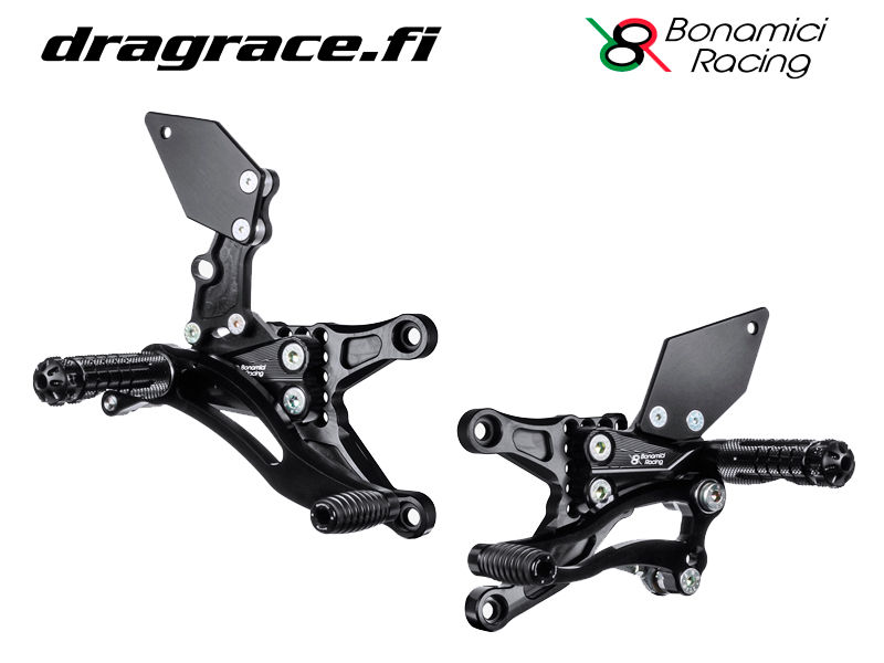 Jalkatappisarja Kawasaki ZX-6R 2020-2025 Normaali Vaihdekaavio - Bonamici Racing