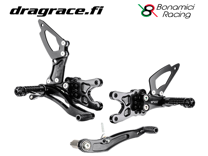 Jalkatappisarja Suzuki GSX-R 600/750 2011-2025 Normaali Sekä Käänteinen Vaihdekaavio - Bonamici Racing