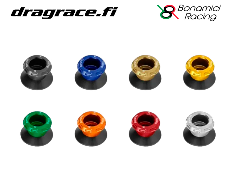 Huoltopukkiadapterit / Lankarullat 8mm EVO Standard - Bonamici Racing