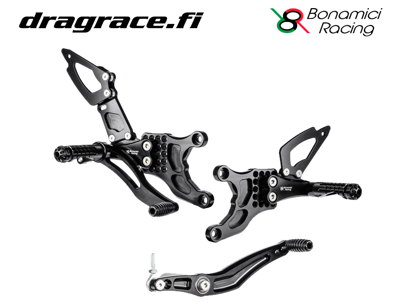 Jalkatappisarja Yamaha YZF-R1 2009-2014 Normaali Sekä Käänteinen Vaihdekaavio - Bonamici Racing