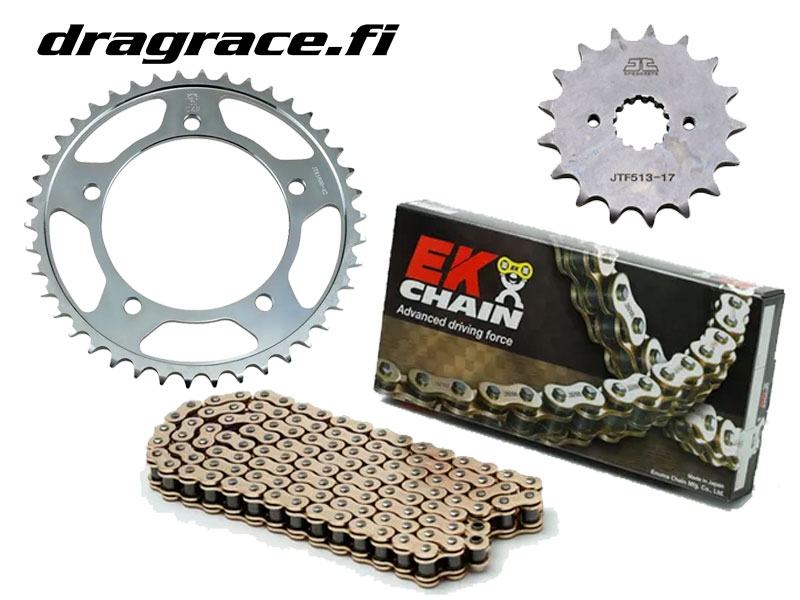 Ketjurataspaketti Honda CBR 900 RR 1992-1995 - EK Chains & JT Sprockets