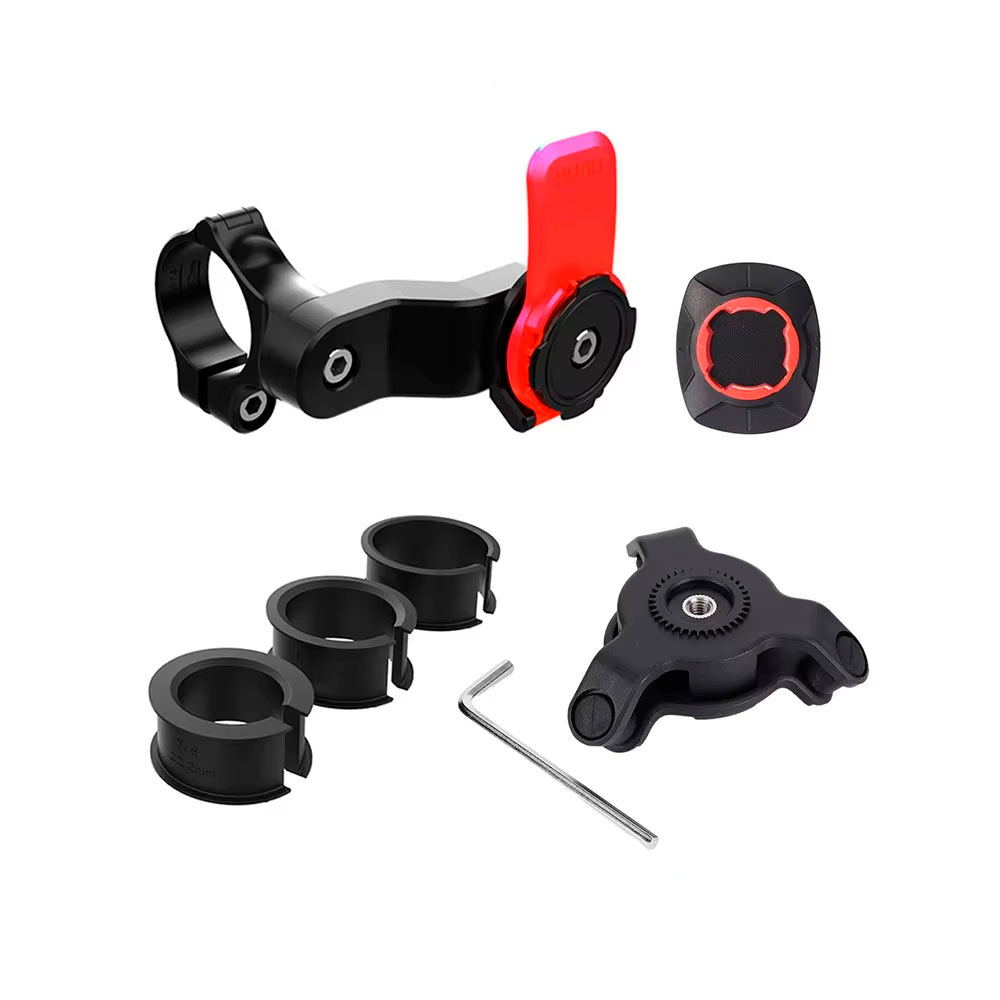 Tärinänvaimennettu puhelinpidike moottori- ja polkupyöriin