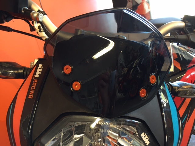 Katteenlasinpulttisarja KTM 125 Duke 2011->, 390 Duke 2013->, 200 Duke 2012-> Alumiinia - Pro-Bolt
