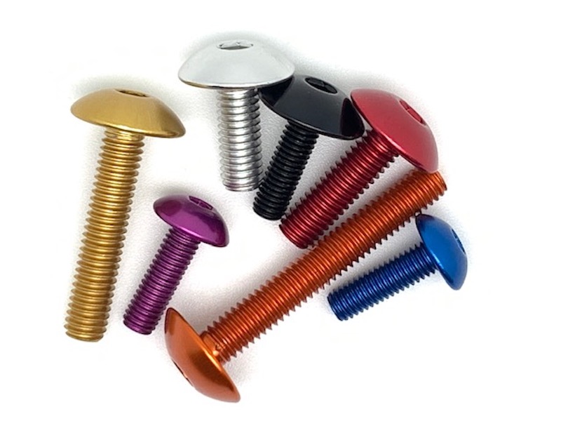 Katteenpultti Yksittäin Kupukanta M6x35mm (1.00mm), Ø16mm, Alumiinia - Pro-Bolt