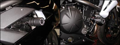 Crash Pads Kawasaki ER-6N 2009 Bike Design
