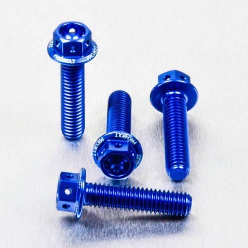 Jarru- ja Kytkinvipurunkojen Kiinnityspultit 6 x 22 mm (4 kpl), Alumiini RACE SPECS - Pro-Bolt