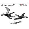 Jalkatappisarja Triumph Daytoona 675 2013-2017 Quickshifter-malleihin Normaali Sekä Käänteinen Vaihdekaavio - Bonamici Racing