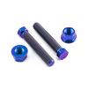 Ketjunkiristimenpultit, Pari,  M8 x 45mm (2 kpl), Titaania, Purple - Pro-Bolt