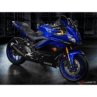 Satulanpäällinen Yamaha YZF-R3 2015-2020, YZF-R25 2014-2020, MT-03 / FZ-03 2020 Diamond Edition Etu - Luimoto