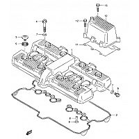 Venttiilikopantiiviste Suzuki GSX 1400 2001-2007 - OEM