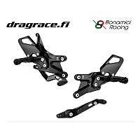 Jalkatappisarja Honda CBR 600 RR 2007-2026 Normaali Sekä Käänteinen Vaihdekaavio - Bonamici Racing