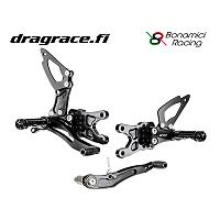 Jalkatappisarja Suzuki GSX-R 600/750 2011-2025 Normaali Sekä Käänteinen Vaihdekaavio - Bonamici Racing