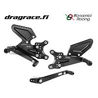 Jalkatappisarja Triumph 765 Street Triple R/RS 2023-2024 Moto 2 Edition Normaali Sekä Käänteinen Vaihdekaavio - Bonamici Racing