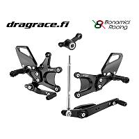 Jalkatappisarja Triumph Daytona 660 2024-202026 Normaali Sekä Käänteinen Vaihdekaavio - Bonamici Racing