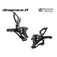 Jalkatappisarja Yamaha YZF-R3, YZF-R25 2015-2024 Normaali Sekä Käänteinen Vaihdekaavio - Bonamici Racing