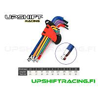 Kuusiokolo-avainsarja 9kpl 1.5-10mm - Upshift Racing