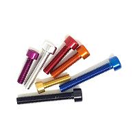 Kuusiokolopultti Yksittäin M6x40mm (1.0mm), Ø9.8mm, Alumiinia - Pro-Bolt