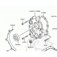 Gasket, Transmission Cover Kawasaki