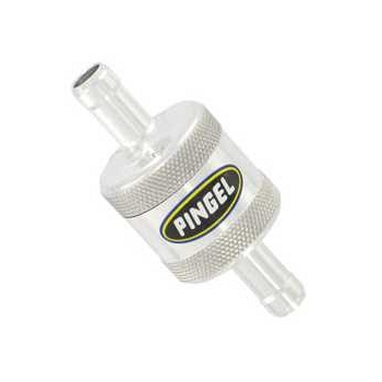 Polttoainesuodatin Billet, Inline, 3/8" inlet & 3/8" outlet