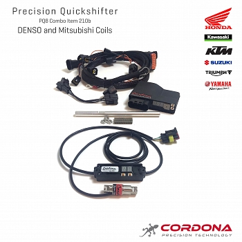 Precision Quickshifter 8 Combo Strain Gauge Quickshifter Kytkimellä, Yleismalli (4-syl./4-Puolaisiin) - Cordona 1