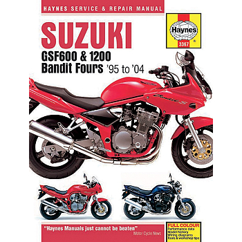 Korjaamokäsikirja Suzuki GSF 1200/600 1995-2004 - Haynes