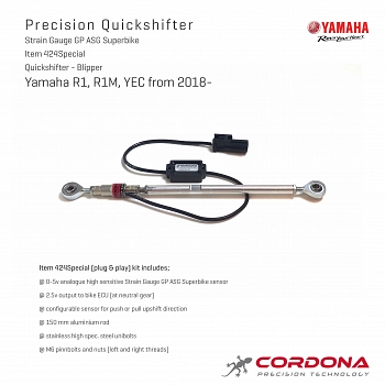 GP Quickshifter Blipper Yamaha YZF-R1/YZF-R1M 2018-2022 - Cordona