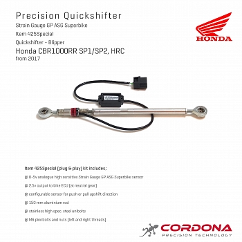 GP Quickshifter Blipper Honda CBR 1000 RR 2017-2022 - Cordona 1