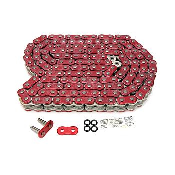 Ketju 530 ZVX3 "QX-rengas" 120 Lenkkiä Metalli Punainen - EK Chains