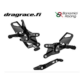 Jalkatappisarja Honda CBR 600 RR 2007-2026 Normaali Sekä Käänteinen Vaihdekaavio - Bonamici Racing