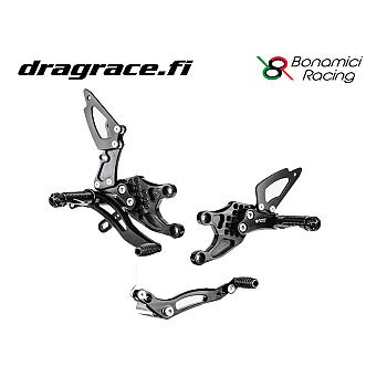 Jalkatappisarja Honda CBR 1000 RR 2008-2016 Käänteinen Vaihdekaavio - Bonamici Racing