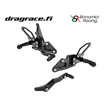 Jalkatappisarja Suzuki GSX-8R/S 2023-2024 Normaali Sekä Käänteinen Vaihdekaavio - Bonamici Racing