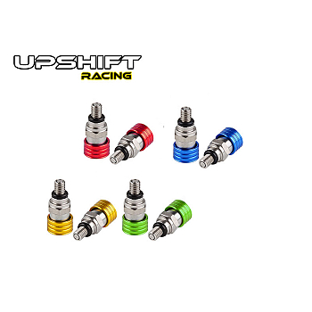 Etuiskunvaimentajien Pikailmausventtiilit M5 x 0.8mm Honda, Kawasaki, Suzuki, Yamaha (eri värejä) - Upshift Racing 1