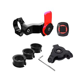 Tärinänvaimennettu puhelinpidike moottori- ja polkupyöriin