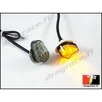 Etuvilkkupari Upotettava LED Yamaha YZF-R1 2002-2008, YZF-R6 2003-2009 - Dragrace.fi 1