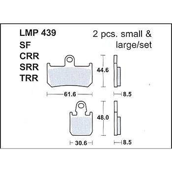 Jarrupalat Etu Yamaha YZF-R1 2007-2014 CARBON ROAD RACING - AP Racing