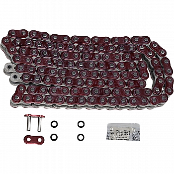 Ketju 530 ZVX3 "QX-rengas" 150 Lenkkiä Metalli Punainen - EK Chains